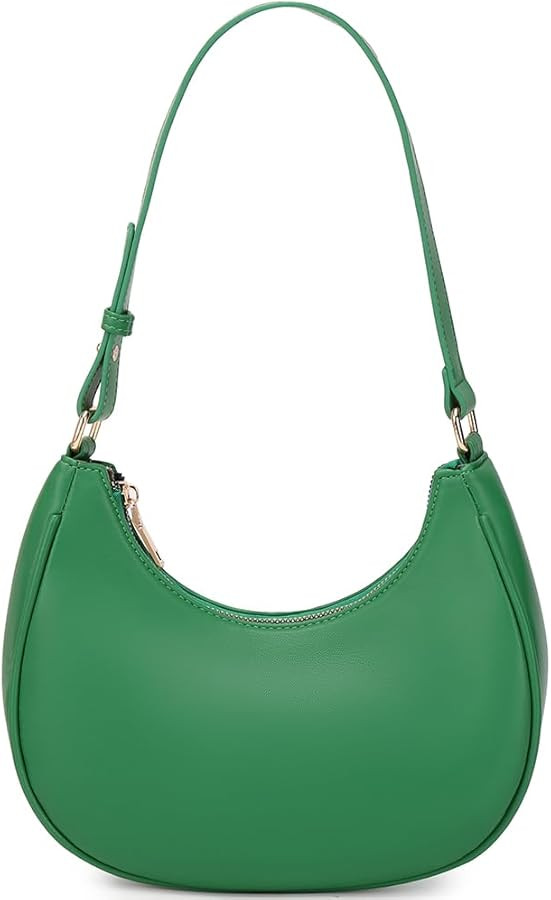 Crescent Shoulder Bags for Women Cute Hobo Tote Handbag Under the Arm Purses Mini Clutch Purse wi... | Amazon (US)