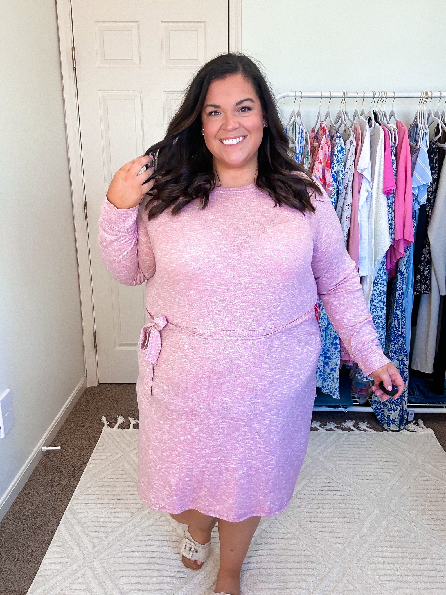 Love this pink light sweater dress from Walmart for an easy spring outfit! 

Wearing a xxl

#LTKfindsunder50 #LTKstyletip #LTKplussize