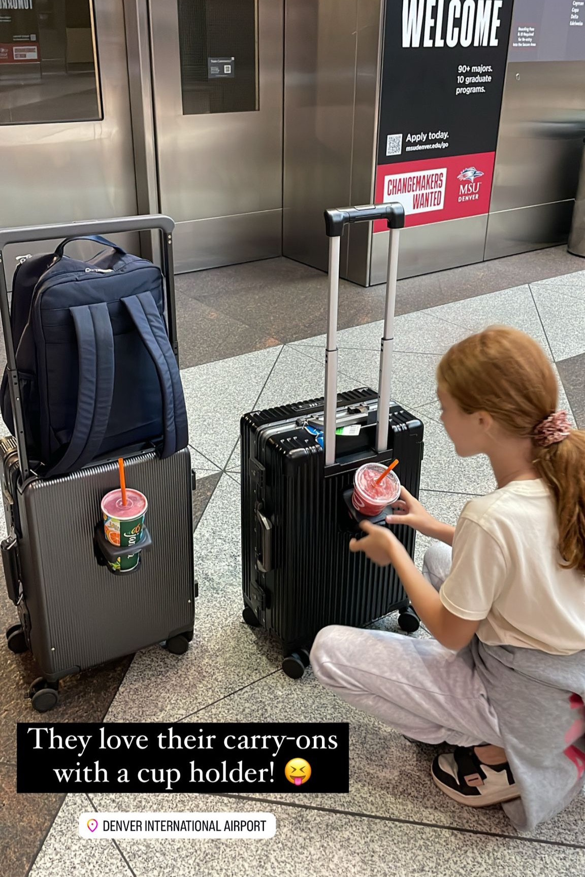 They love their Amazon carry on bag! It’s very convenient with a cup holder and they loved that

#LTKSeasonal #LTKTravel #LTKItBag