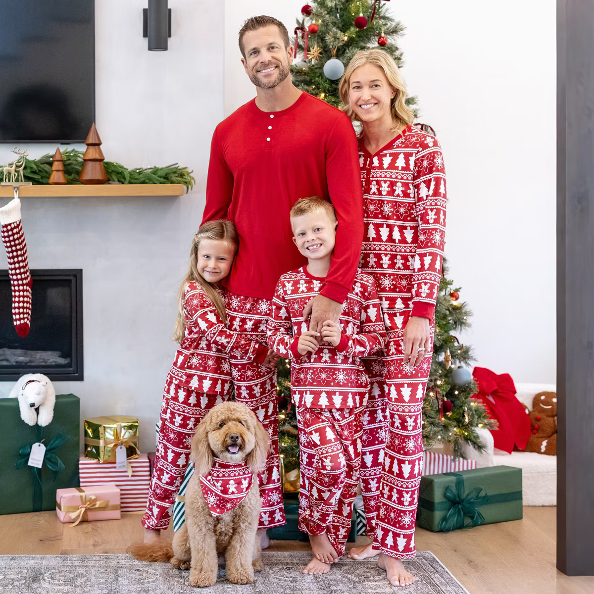 PATPAT Family Chritsmas Pajamas Matching Sets Holiday Christmas Pjs baby Sleepwear including Sock... | Target