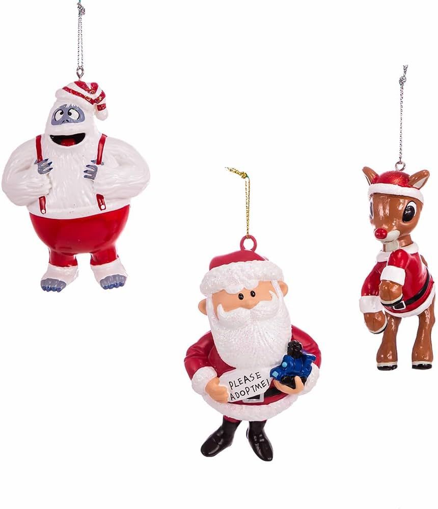 Rudolph The Red-Nosed Reindeer® Blow Mold Ornament 3-Piece Set | Amazon (US)