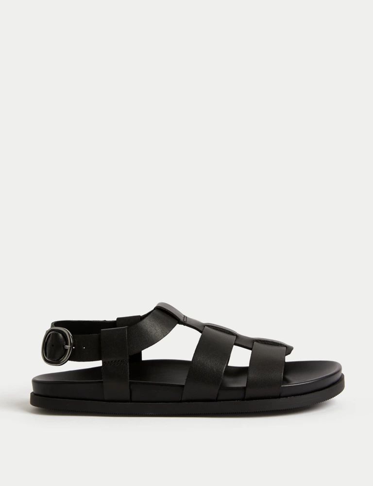 Leather Ankle Strap Footbed Sandals | Marks & Spencer (UK)