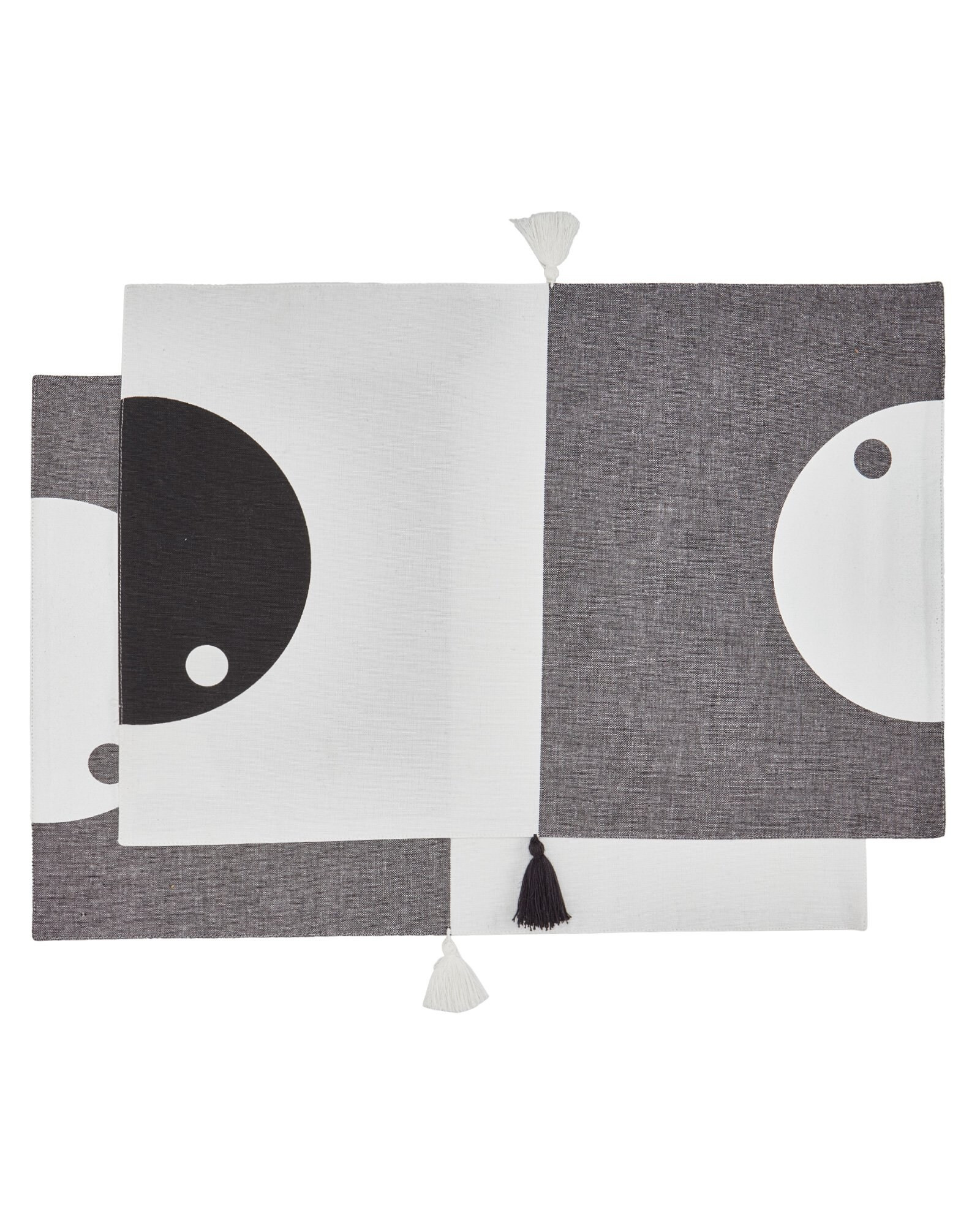 Jogo Americano Yin Yang 2 Peças Preto/Branco 33x48cm Casa Riachuelo | Riachuelo (BR)