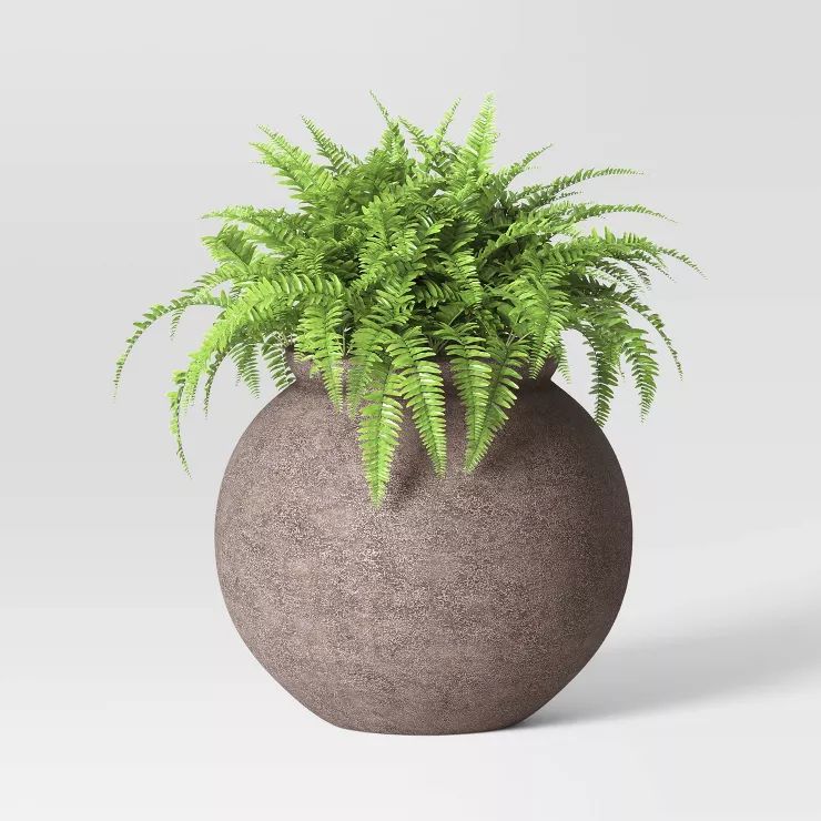 Indoor/Outdoor Weathered Planter Gray – Threshold™ designed with Studio McGee | Target