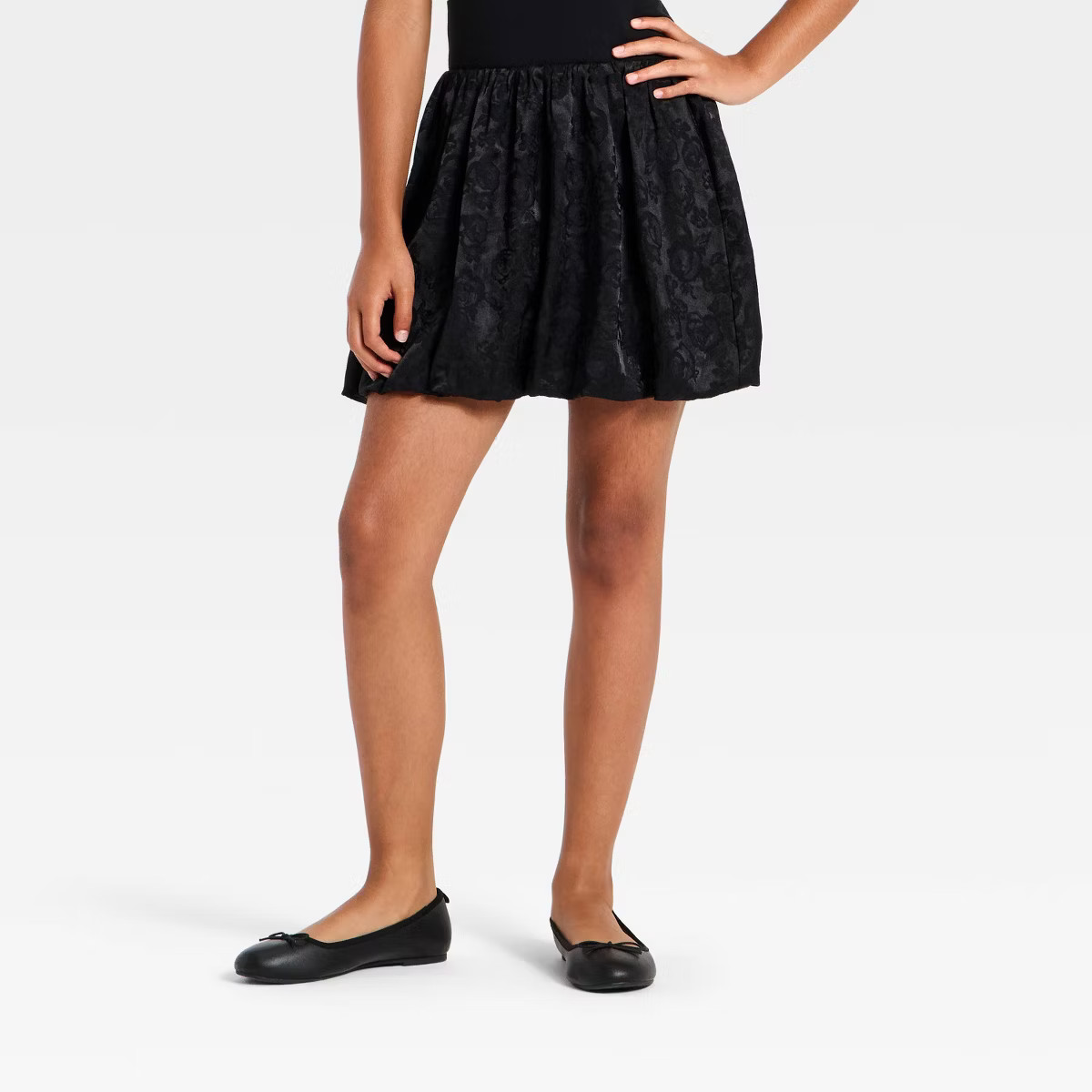 Girls' Jacquard Satin Bubble Skirt - art class™ | Target