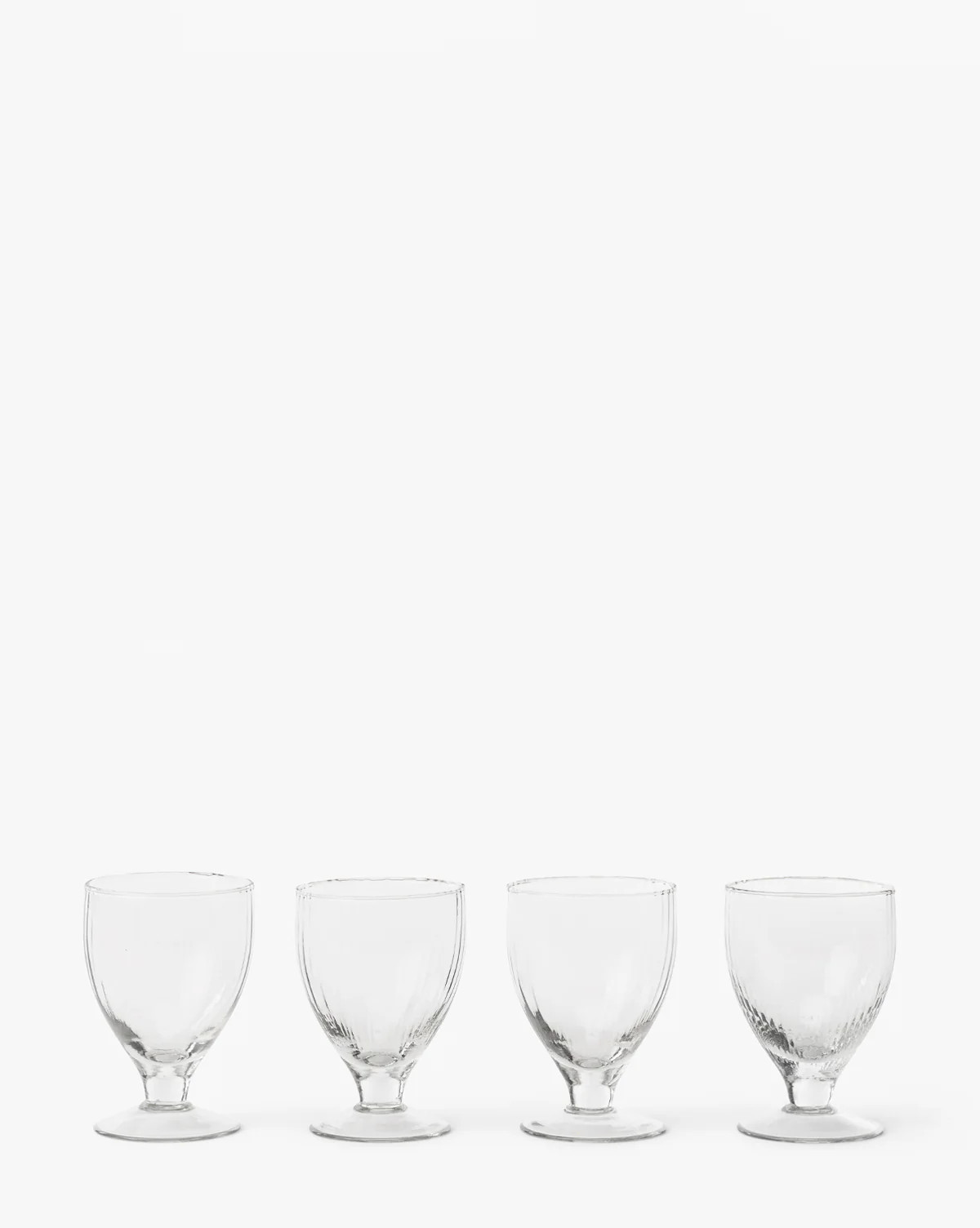 Ribbed Wine Glasses (Set of 4) | McGee & Co. (US)