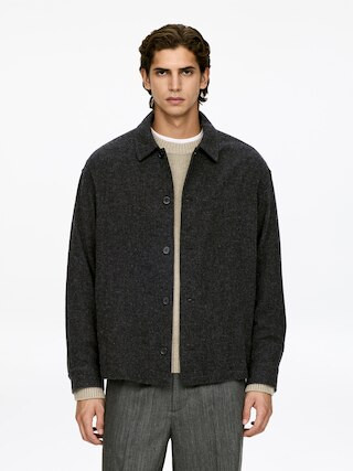 Relaxed Overshirt – Dark Grey – Men – ARKET GB | Arket UK