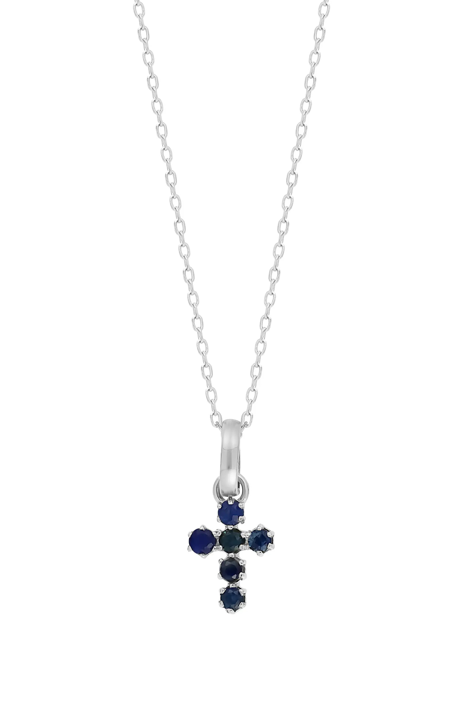 Bony Levy El Mar Gemstone Cross Pendant Necklace | Nordstrom | Nordstrom