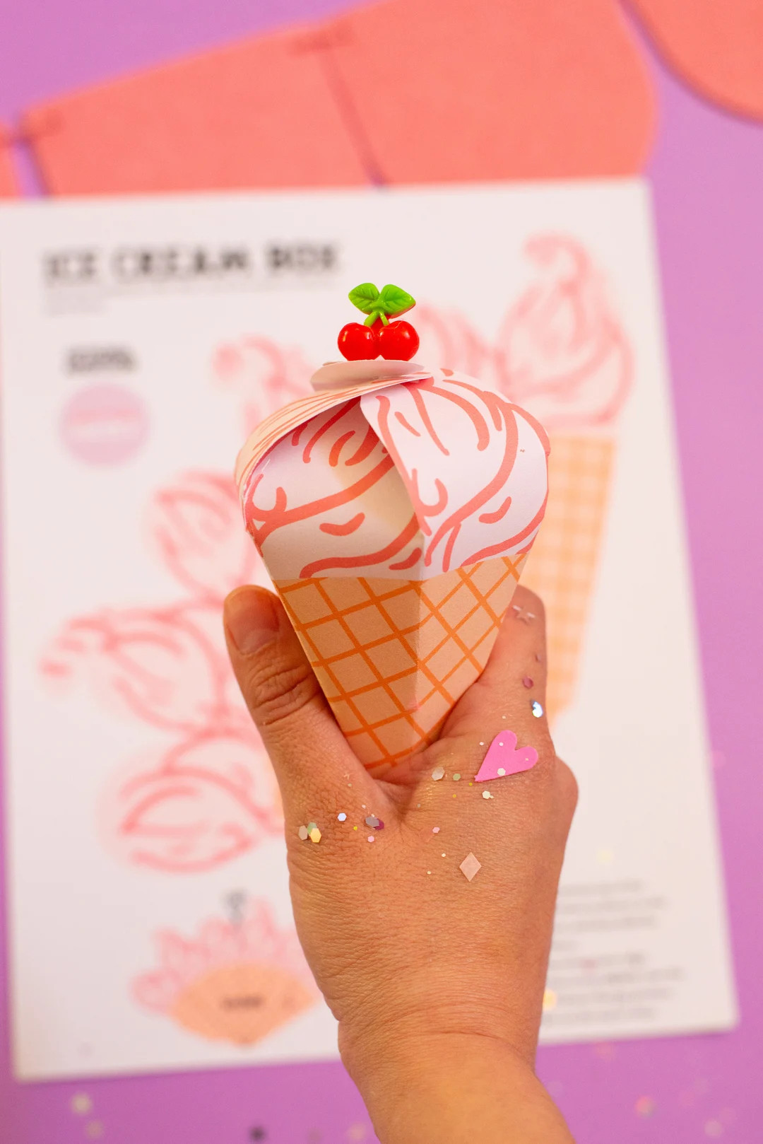 Ice Cream Printable Box, Ice Cream Party Favors, Ice Cream Party Printable - Etsy | Etsy (US)