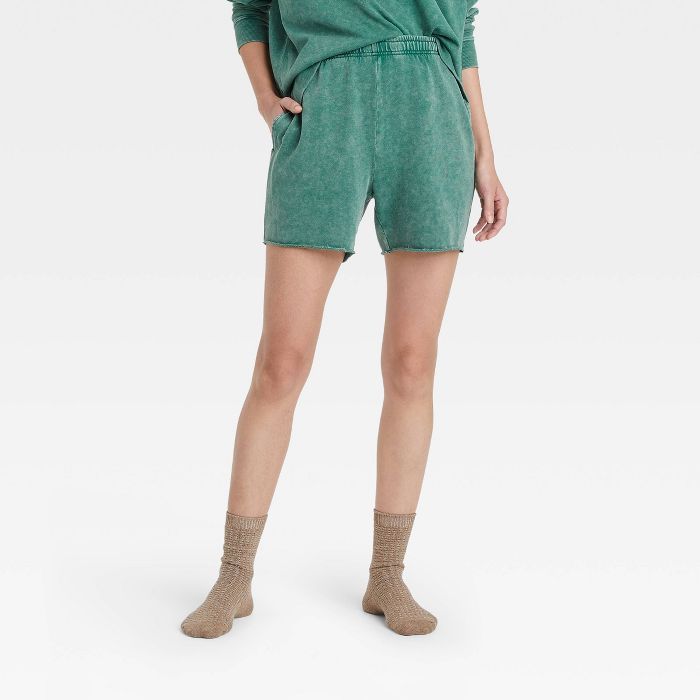 Women's French Terry Pull-On Shorts - Colsie™ | Target