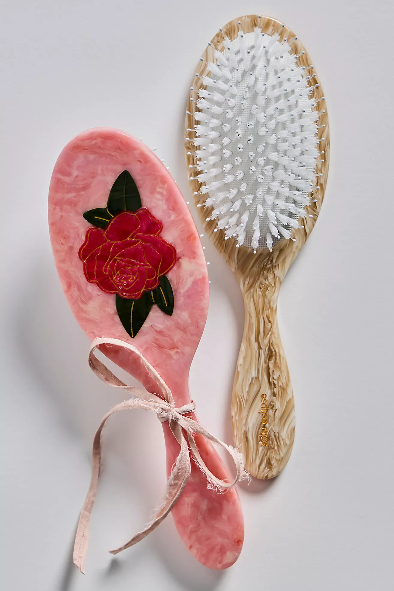 Solar Eclipse Hand-Painted Acetate 2-in-1 Brush | Free People (Global - UK&FR Excluded)