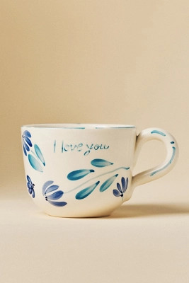 Stefania Italian Earthenware Mug | Anthropologie (US)
