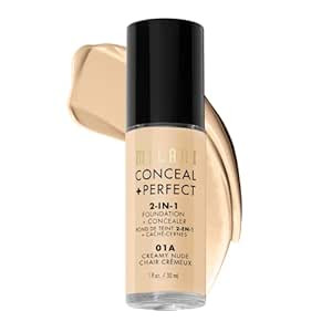 Milani Conceal + Perfect 2-in-1 Foundation + Concealer for a Flawless Complexion, Under Eye Corre... | Amazon (US)