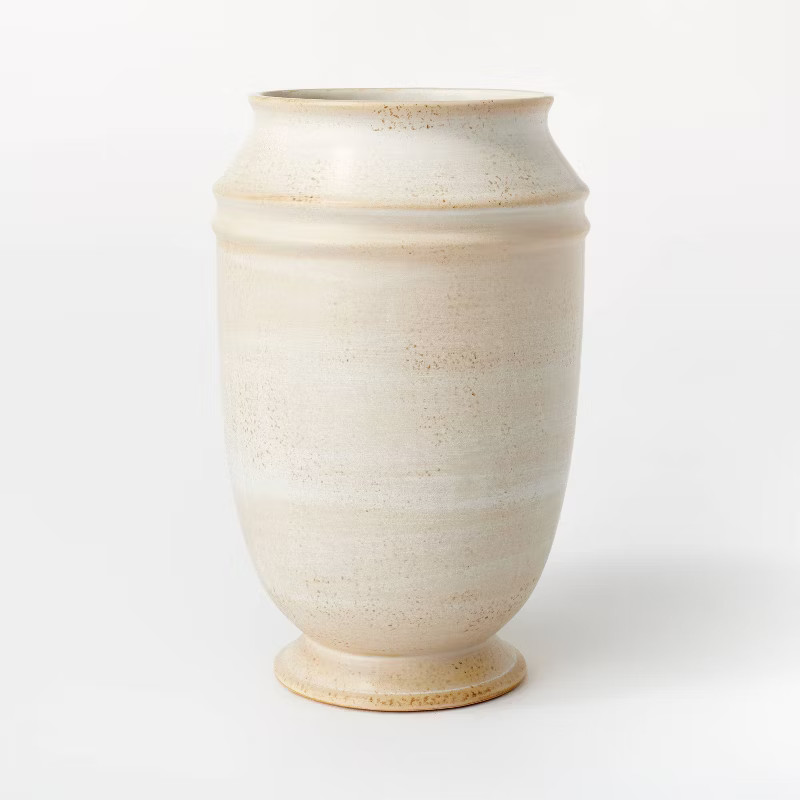 Washed Cream Vase - Threshold™ Designed with Studio McGee | Target