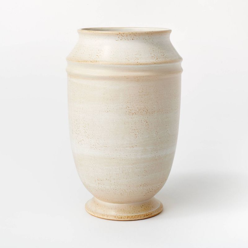 Washed Cream Vase - Threshold&#8482; Designed with Studio McGee | Target