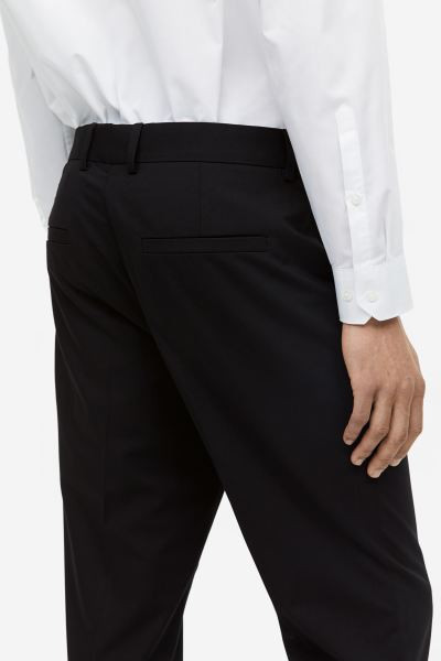 Regular Fit Suit Pants - Black - Men | H&M US | H&M (US + CA)