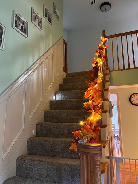 Fall garland-perfect for a mantle or a banister!
#falldecor

#LTKSeasonal