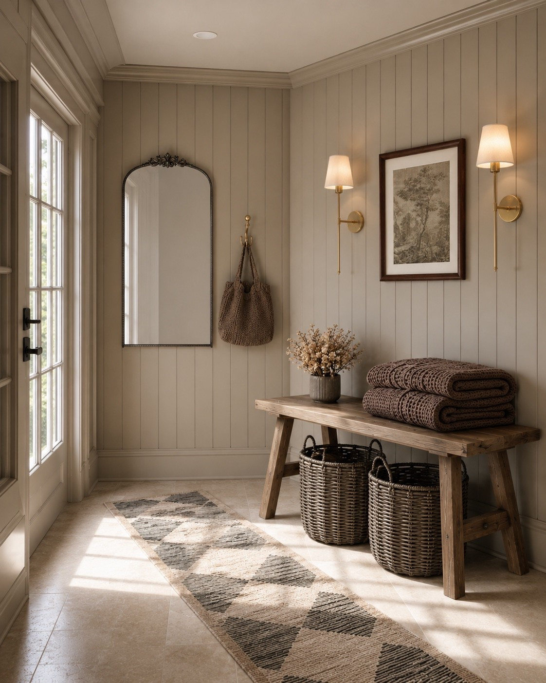 A mudroom/entryway I wouldn’t be mad to walk into 😍