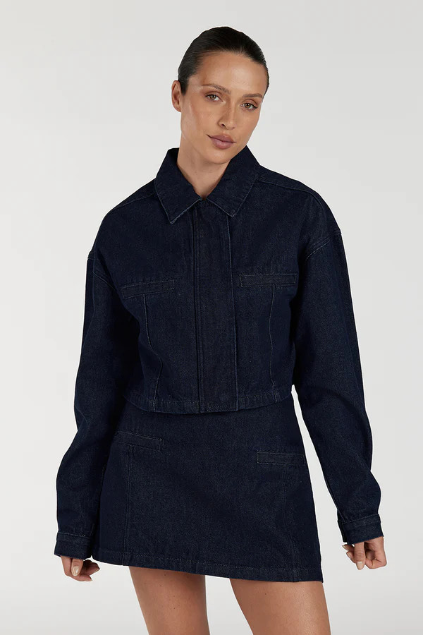 ALBERTA INDIGO DENIM JACKET | DISSH