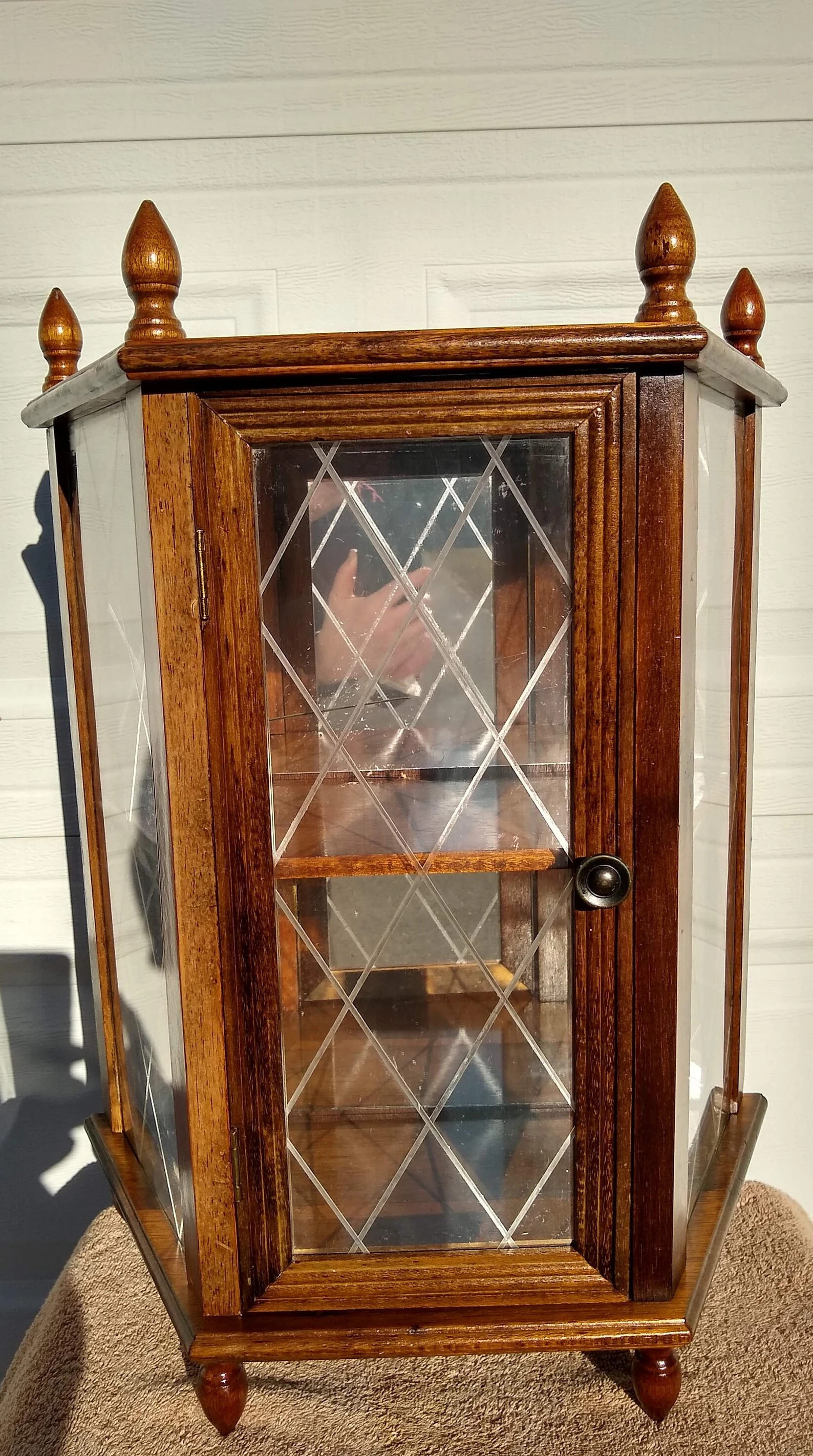 Nice Vintage Hanging Solid Wood Wall Cabinet | Etsy (US)