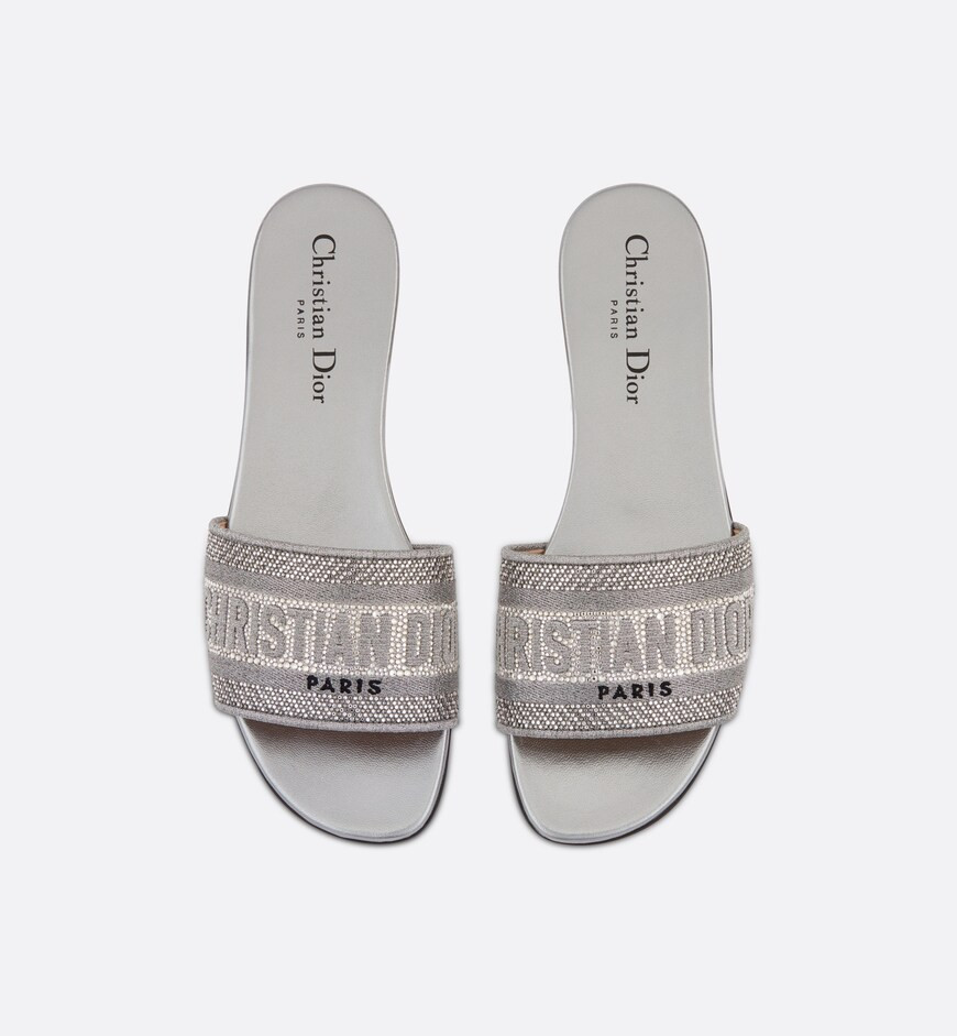 Cotton Metallic Thread Embroidery and Silver-Tone Strass | Dior Beauty (US)