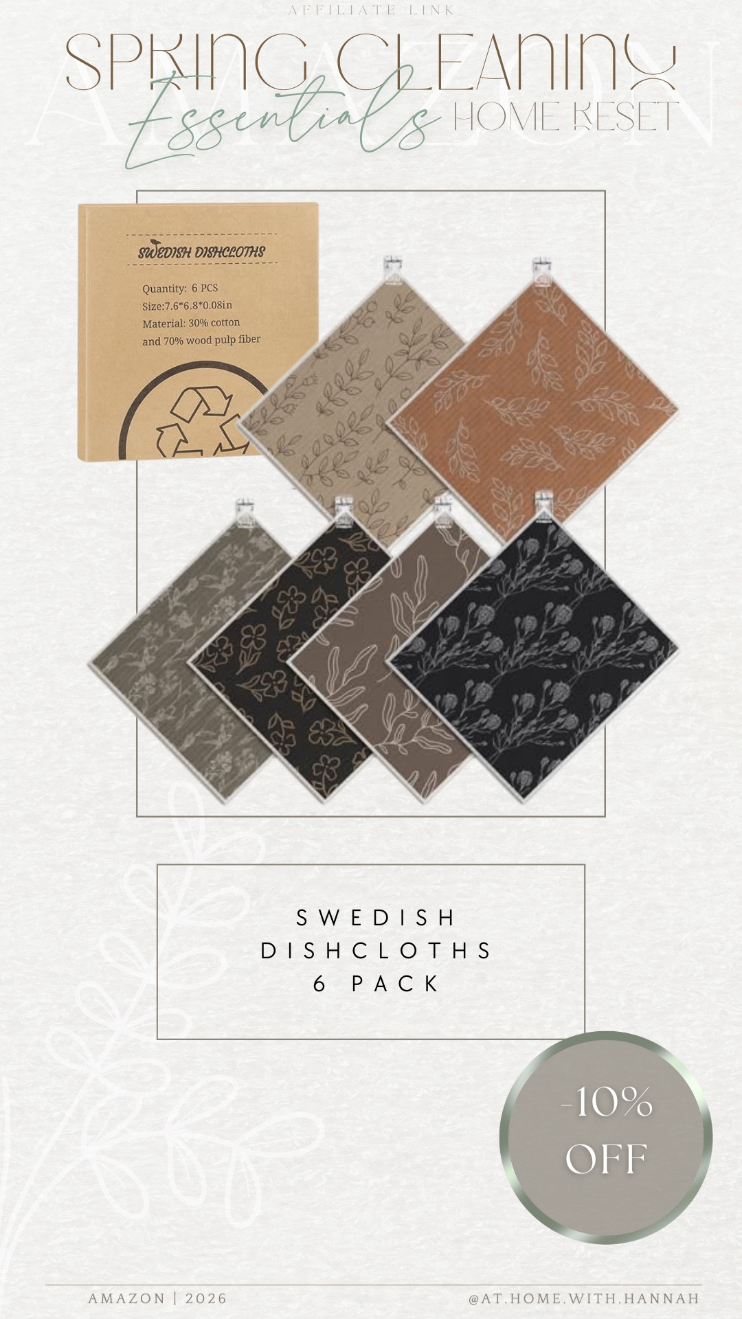 Swedish dishcloths are one of my favorite little kitchen cleaning upgrades 🤍 
Reusable, absorbent, and such a good swap if you go through paper towels way too fast like I do.




•
swedish dishcloths • reusable dish cloths • paper towel alternative • kitchen cleaning essentials • eco friendly kitchen finds • absorbent dish cloths • amazon kitchen finds • home reset staples

#swedishdishcloths #reusabledishcloths #papertowelalternative #kitchencleaningessentials #ecokitchenfinds #ltkhome #ltkfinds #amazonhomefinds

#LTKHome #LTKmomlife #LTKSaleAlert