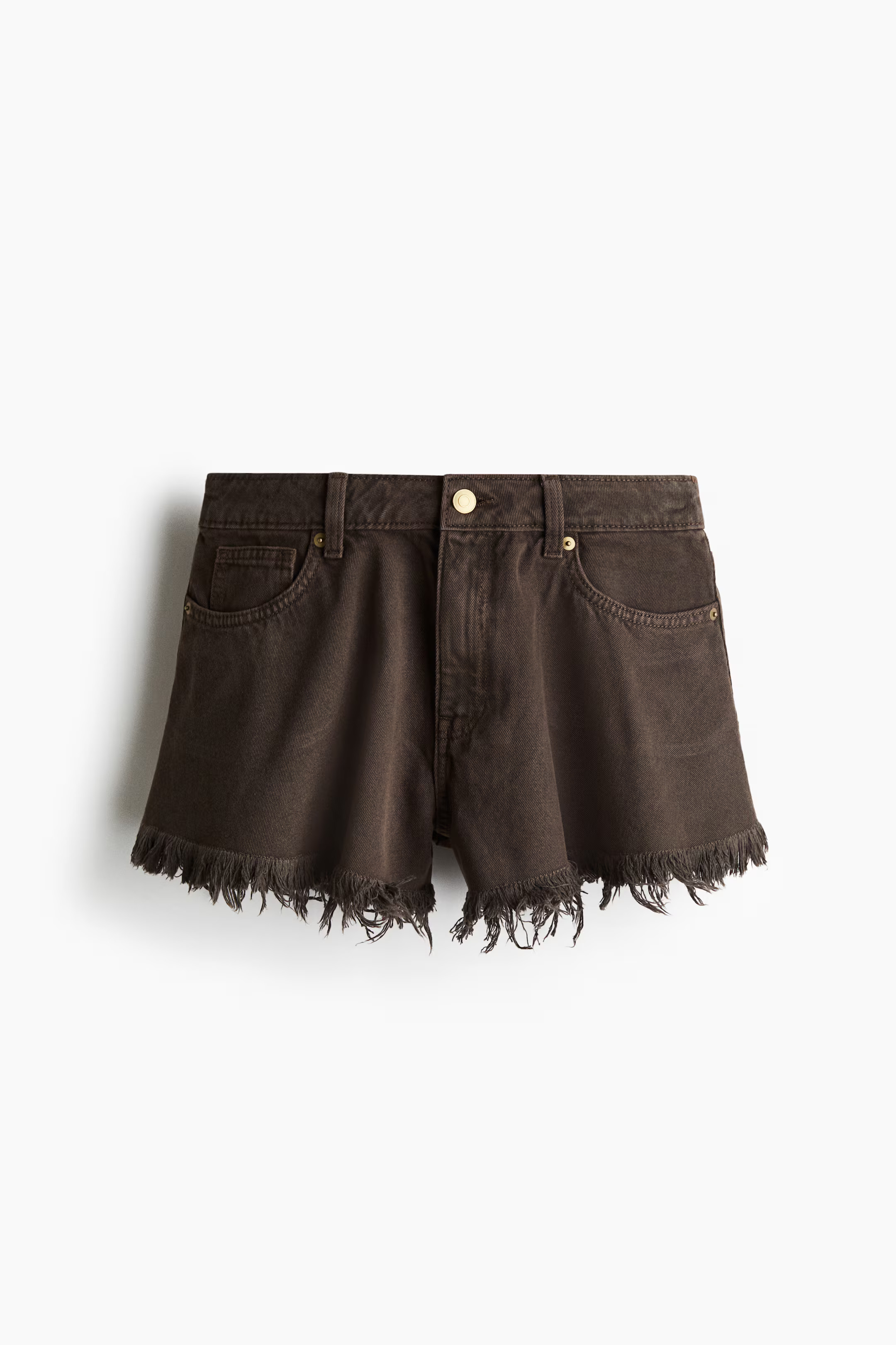 Frayed-edge denim shorts | H&M (UK, MY, IN, SG, PH, TW, HK)