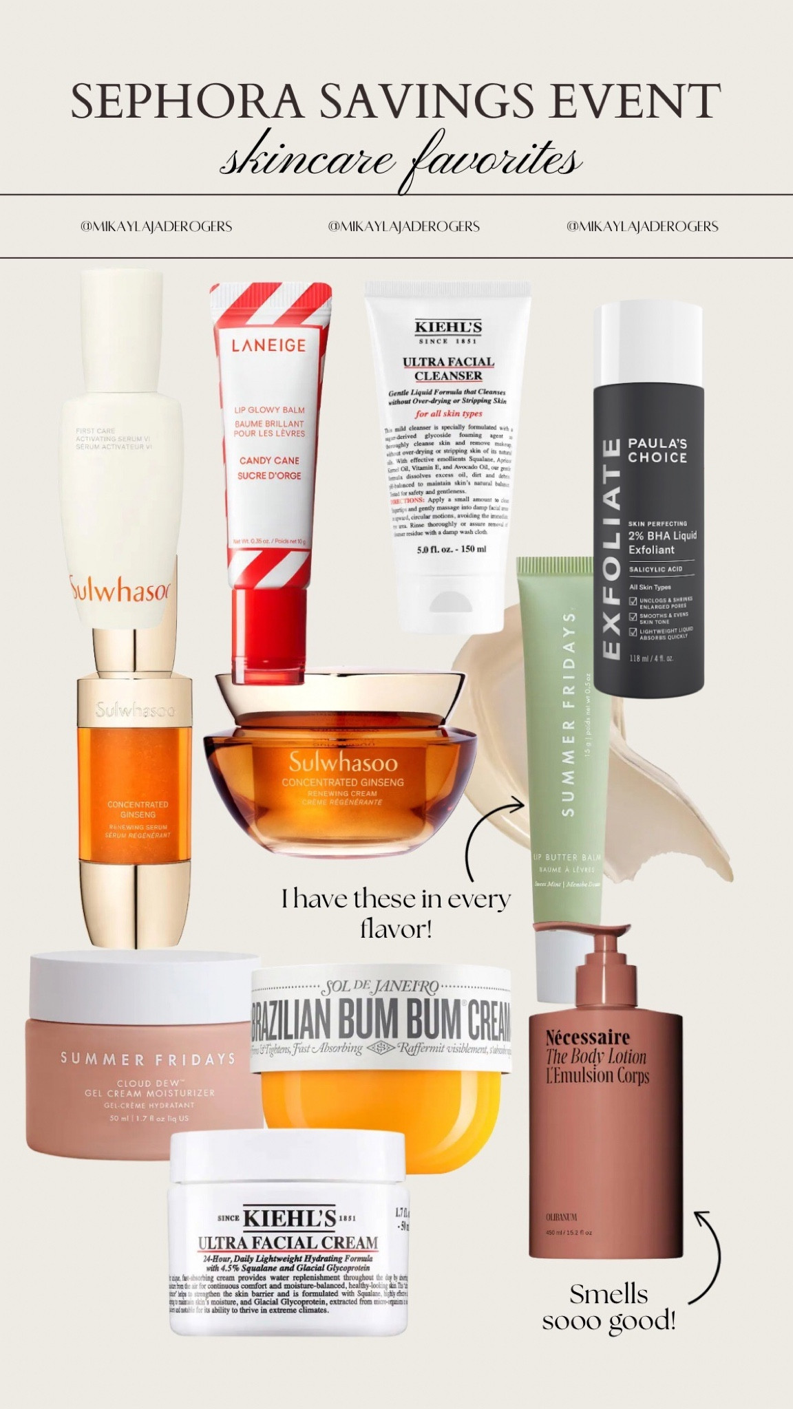 Skincare faves for the Sephora sale! 

#LTKSaleAlert #LTKCyberWeek #LTKBeauty