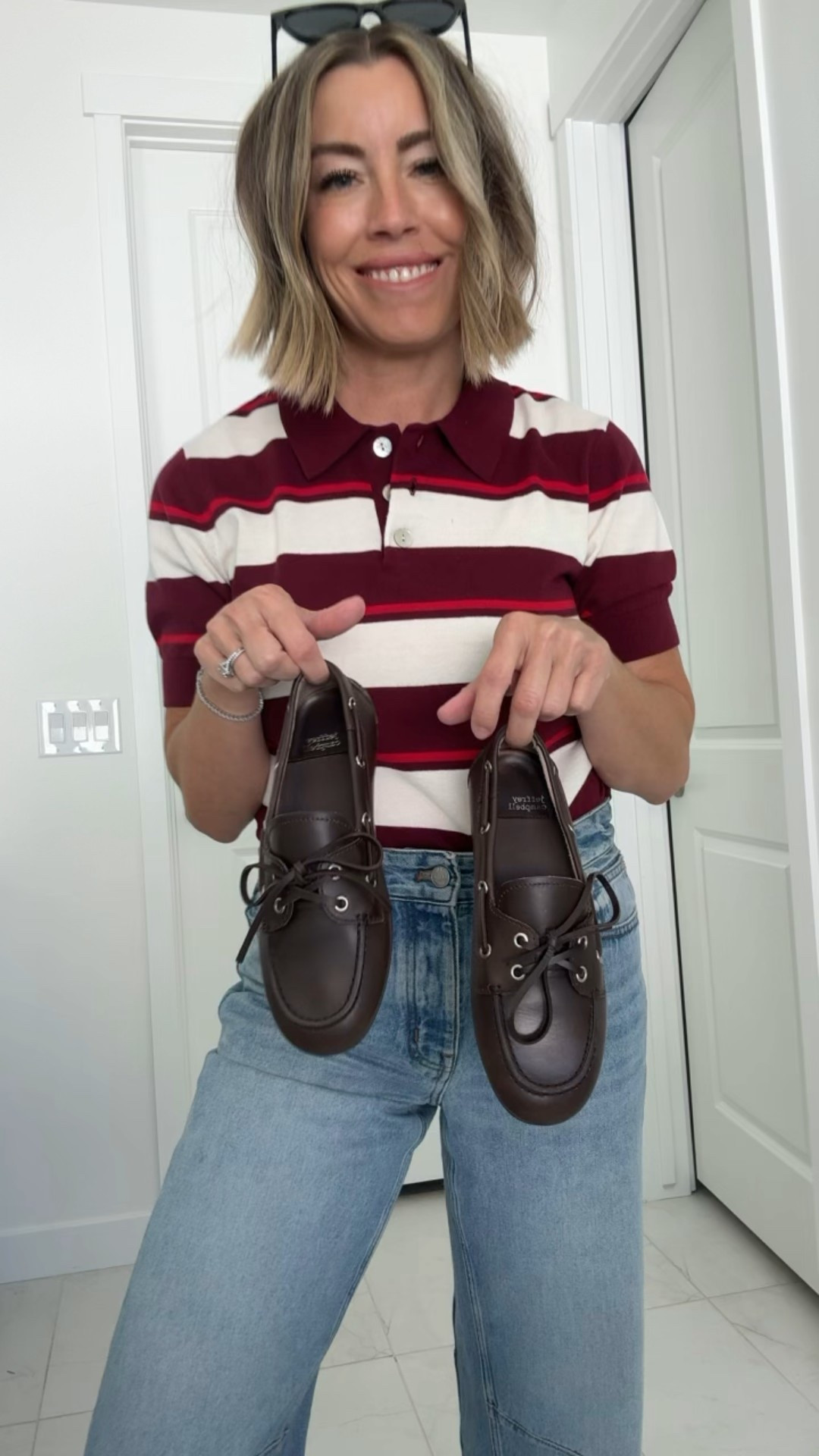 Spring outfit idea // boat shoes are a big trend 

#LTKFindsUnder100 #LTKShoeCrush