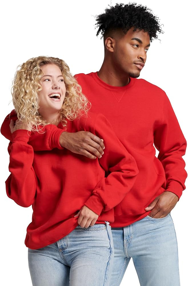 Russell Athletic Men's Dri-Power Fleece Sweatshirts, Moisture Wicking, Cotton Blend, Relaxed Fit,... | Amazon (US)