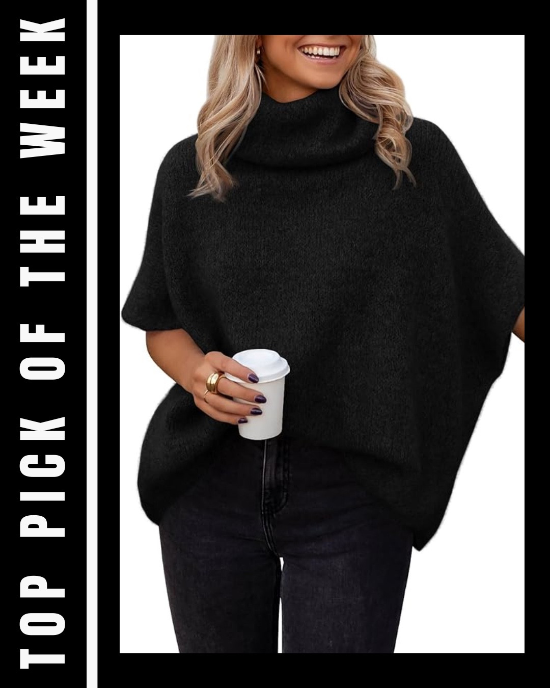 Pick of the week: mock neck oversized sweater. Relaxed, cozy, and effortlessly polished for everyday wear. Such an easy throw-on piece for work, travel, or casual days.

#LTKootd #LTKWorkwear #LTKOver40