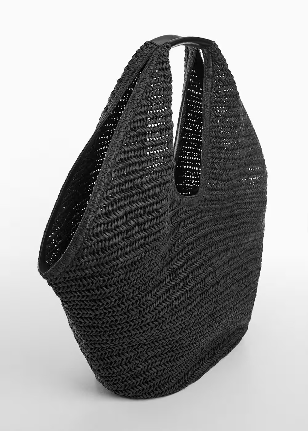 Natural fiber maxi bag  -  Women | Mango USA | MANGO (US)