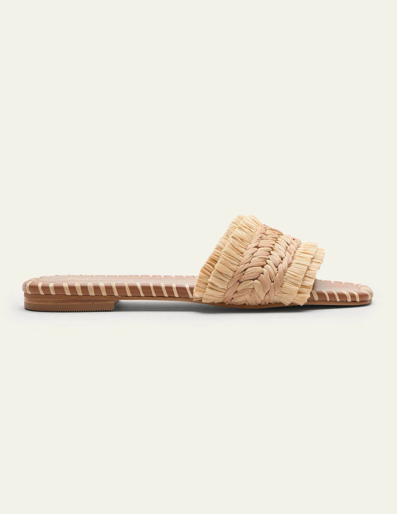 Raffia Flat Sandals | Boden (US)