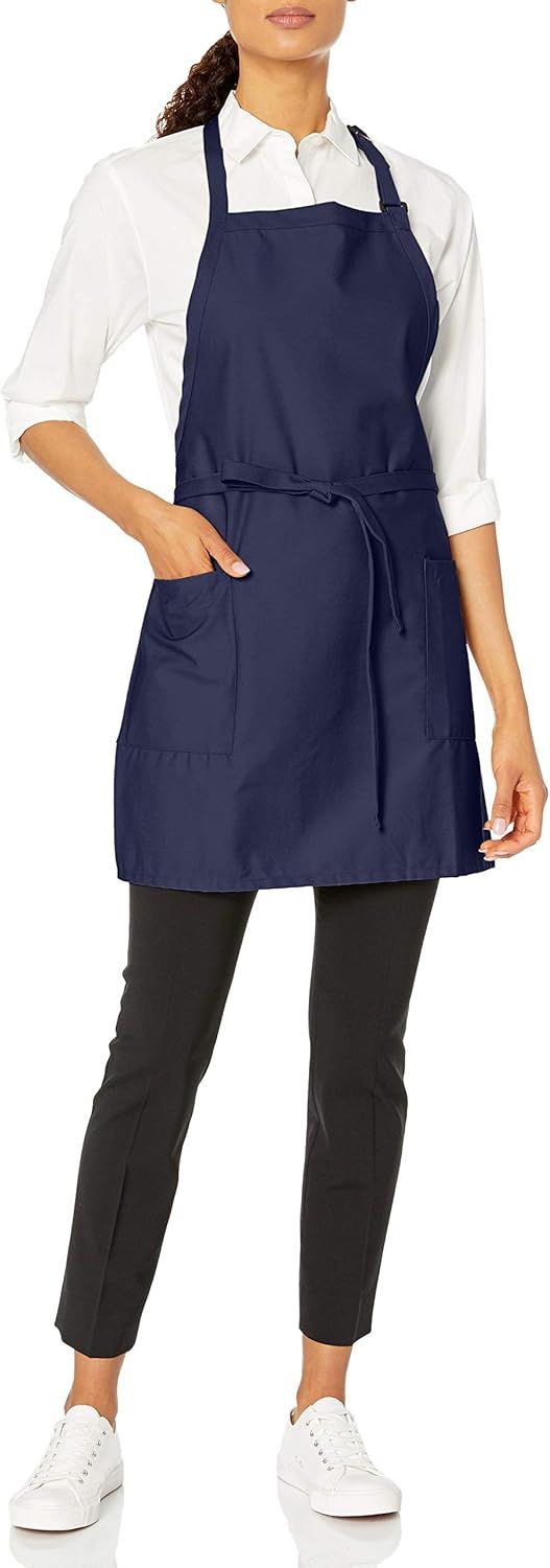 Bib Aprons with Pockets for Work + Restaurant Uniform | Amazon (US)