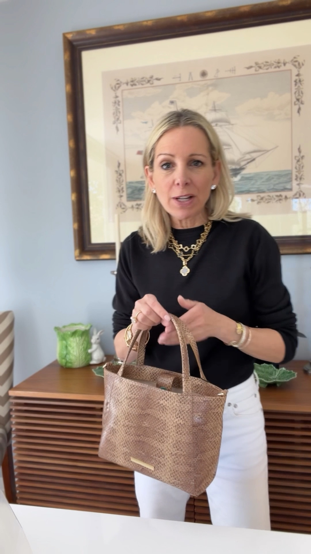 Shockingly good! Leather tote comes big or small. Can’t believe the price point and quality. Tres chic #brahminbag

#LTKvlog #LTKdayinmylife #LTKOver40