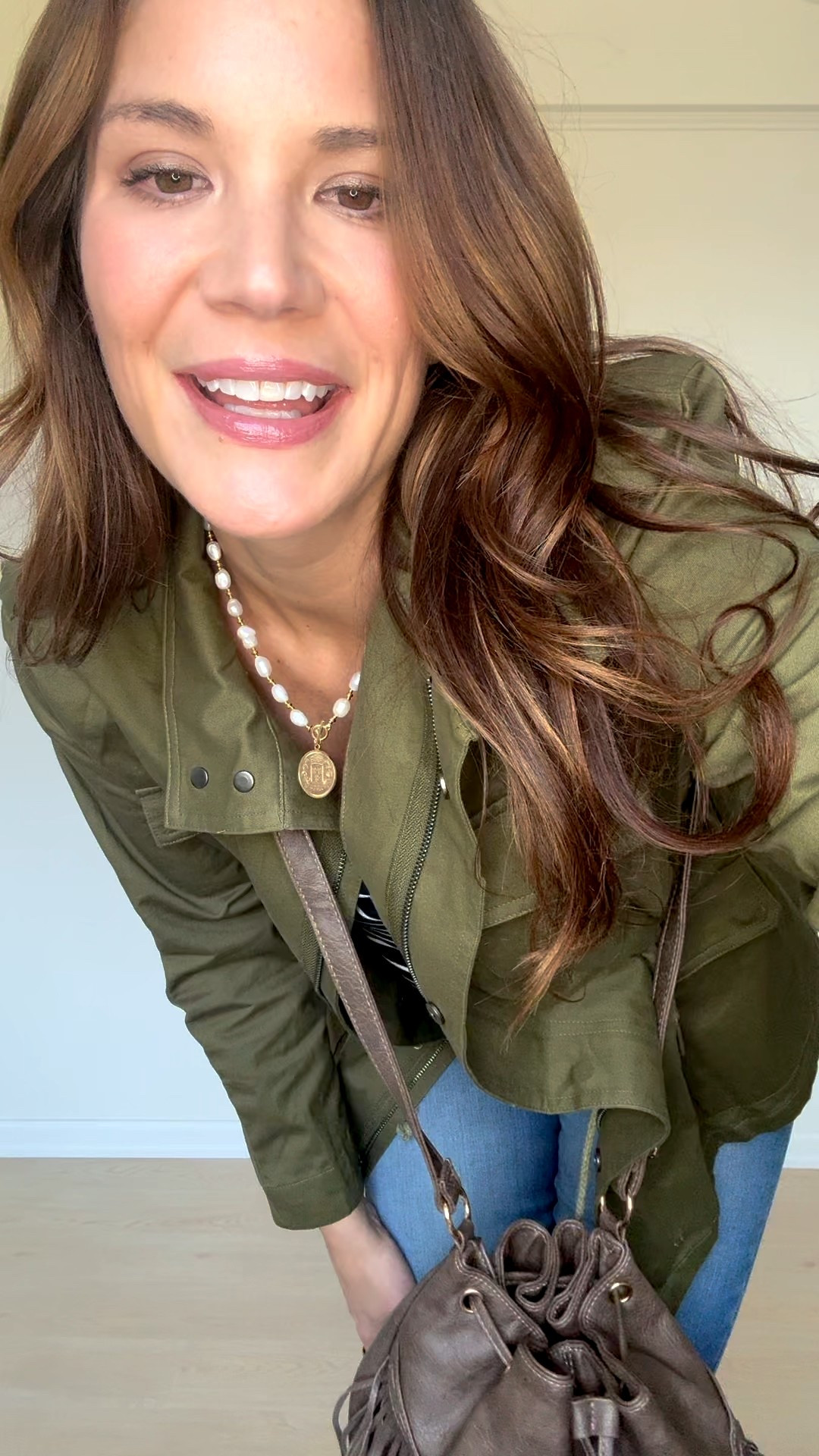 Part one of the millennial outfit upgrade! Featuring Levi skinny jeans, a black and white striped v neck tee, an army green jacket, and a fringe bucket bag!

Amazon finds, Levi skinny jeans, long length jeans, ripped jeans, pearl necklace, army green jacket, fringe bucket bag, v neck tees, slip on sneakers, tall girl approved, Stang and Co

#LTKSeasonal #LTKootd #LTKTall