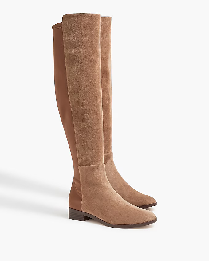 Knee-high boots with stretch | J.Crew Factory
