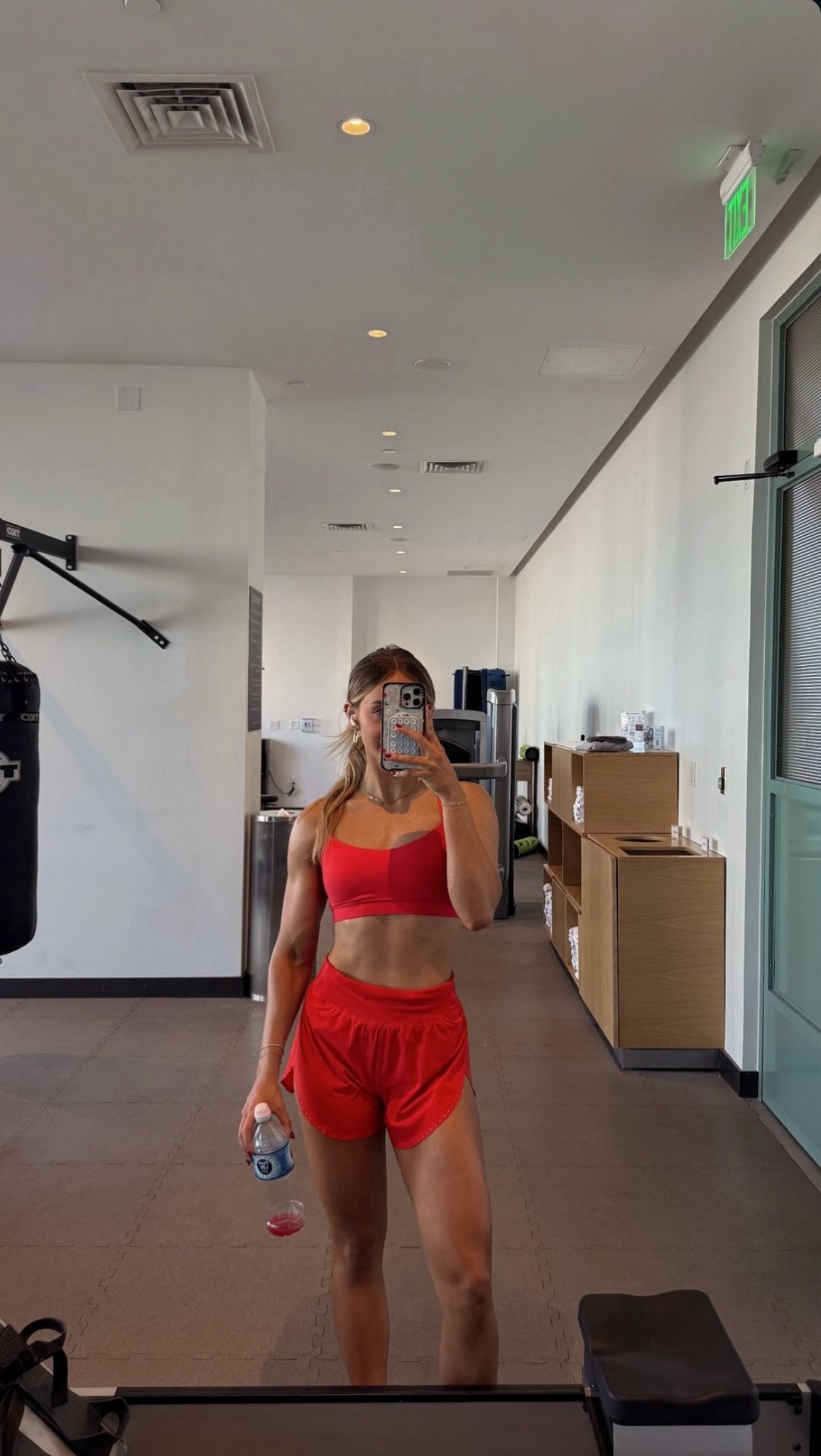 Lululemon bra (out of stock- linking a similar option) 
Lululemon shorts 
Hoka shoes

#LTKSeasonal #LTKFitness #LTKActive