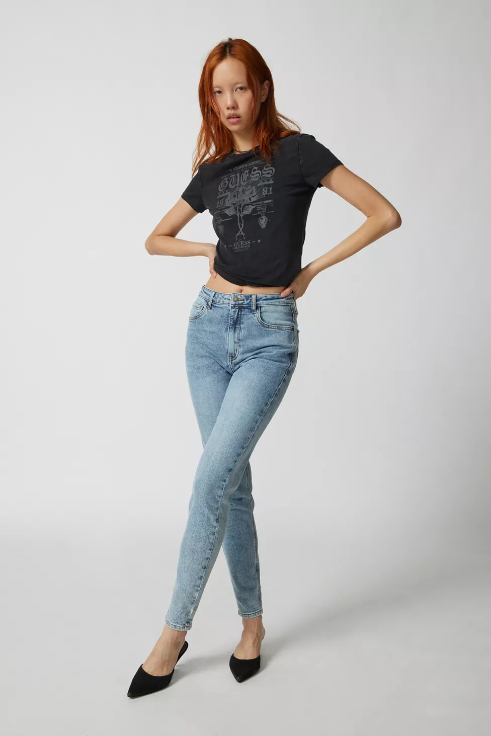 GUESS ORIGINALS Go Kit High-Waisted Skinny Jean | Urban Outfitters (US and RoW)
