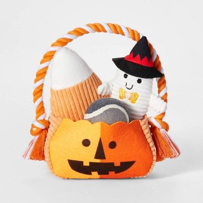 Halloween Pumpkin Dog Toy Set - 4ct - Hyde & EEK! Boutique™ | Target
