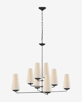 Fontaine Offset Chandelier Gilded Plaster/Large | McGee & Co. (US)