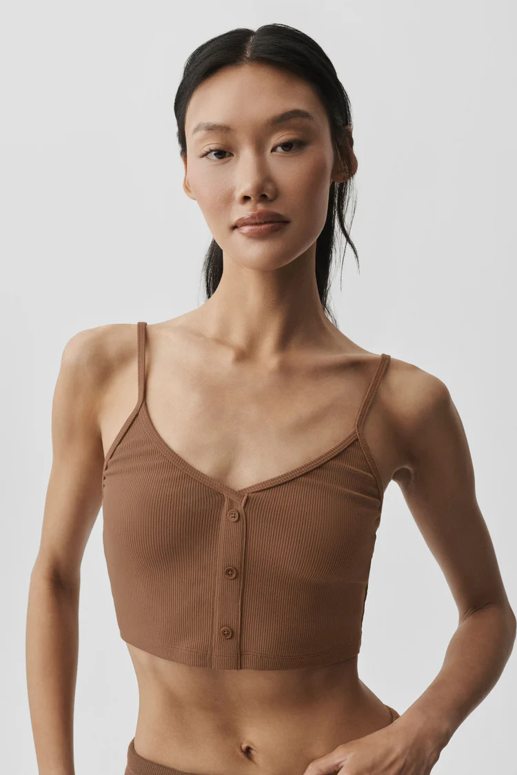 Ribbed Delicate Lounge Tank | Alo Yoga (US)