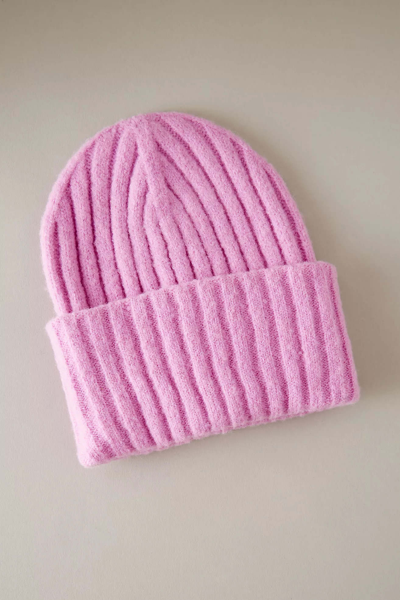 Chunky Ribbed Knit Beanie Hat | Anthropologie (UK)