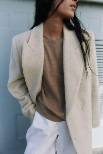 Manteau en laine mélangée | H&M (FR, IT, ES, PT, BE)