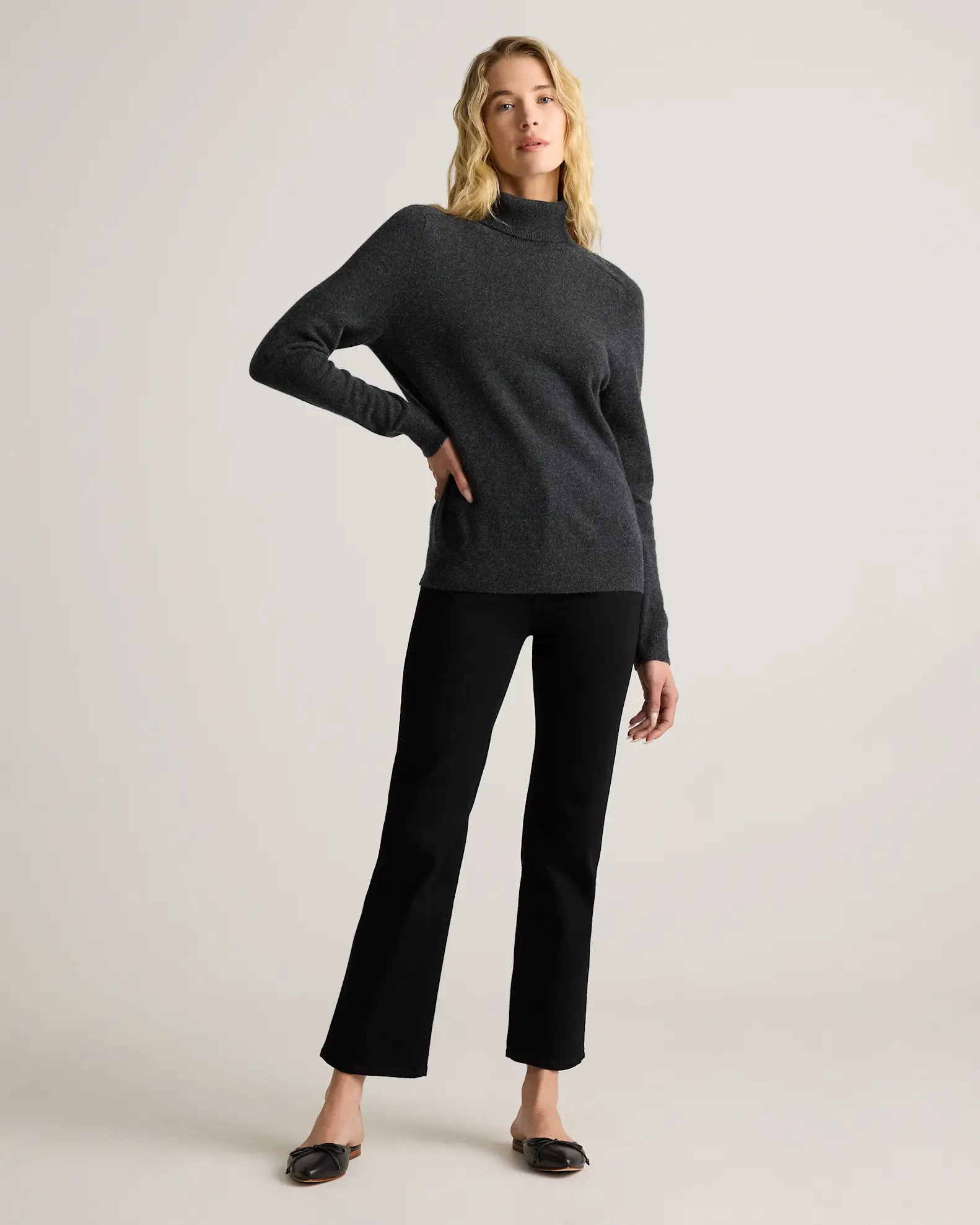 Mongolian Cashmere Turtleneck Sweater | Quince