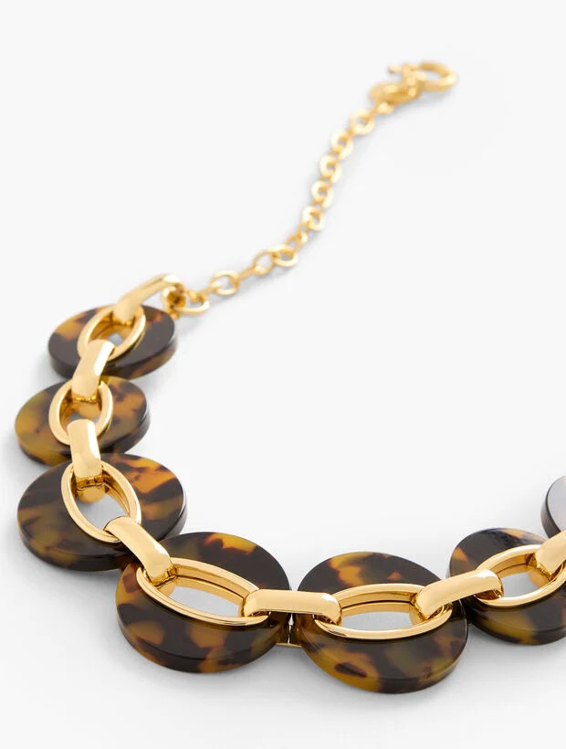 Tortoiseshell Statement Necklace | Talbots
