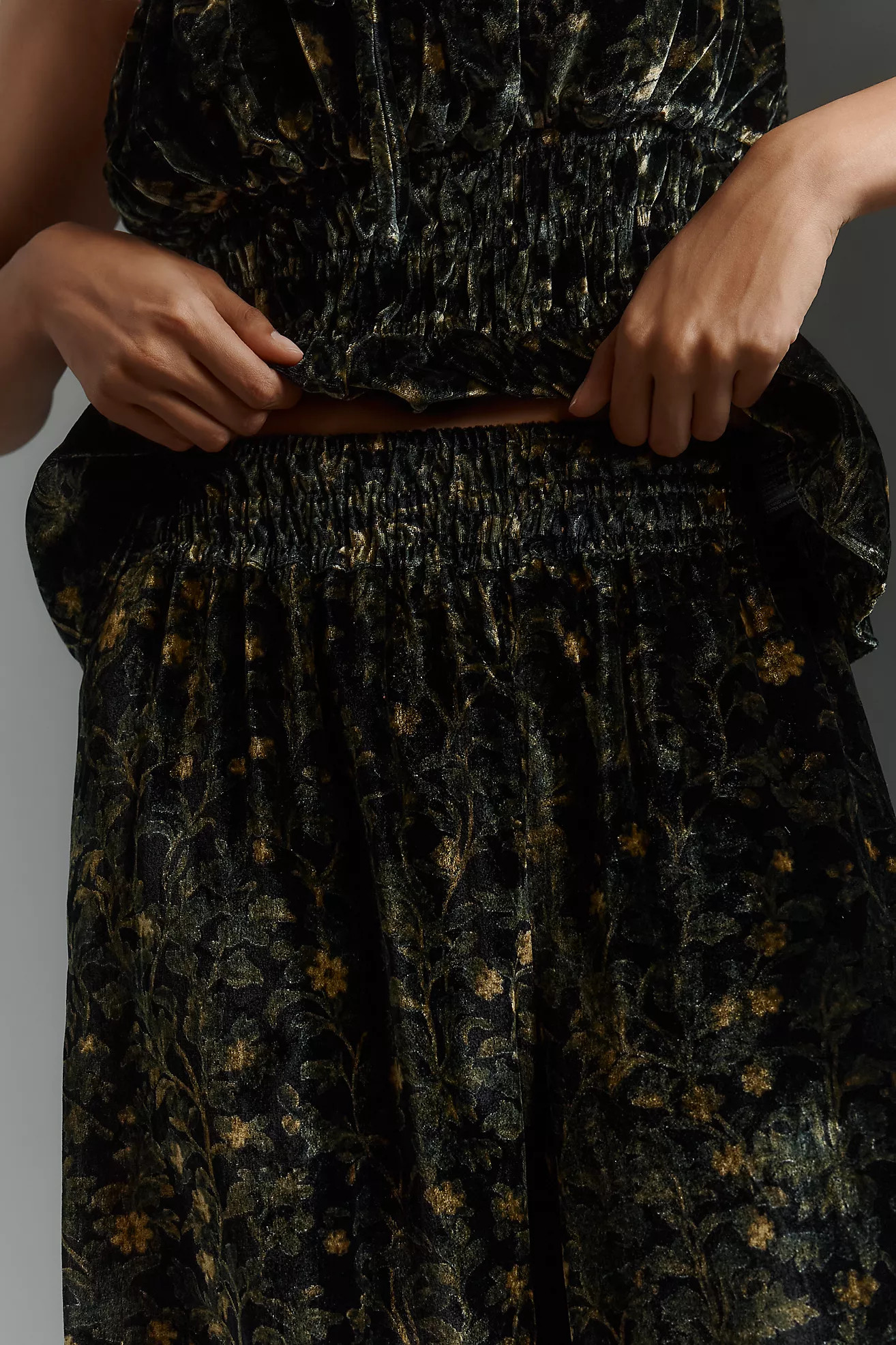 The Somerset Velvet Pull-On Pants | Anthropologie (US)