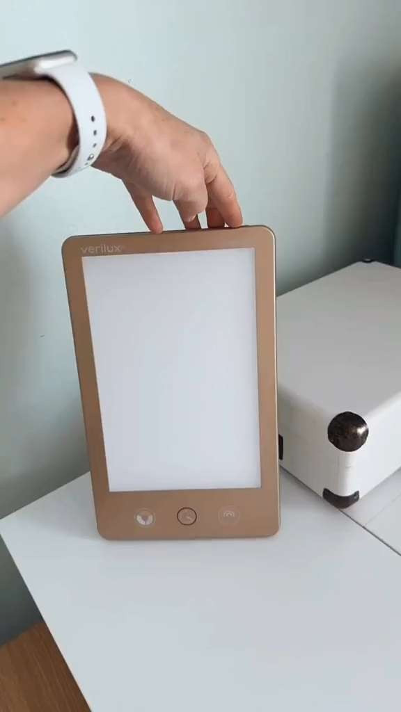 Sunlight is an essential ingredient for a healthy lifestyle, but many of us don’t get the amount of daylight we need to feel its benefits. That's where the HappyLight Luxe light therapy lamp can help! You can use it in your home, office, dorm, or while traveling so you can always feel your best, no matter where you are. I wanted a light to help me reset my circadian rhythm and it totally works. Size and shape make it easy to set up. I travel with it by packing the light and power cable in my suitcase. Light has several settings, which makes it more customizable for your needs. It's well made and helps me feel great while working!

 

 #LTKHome