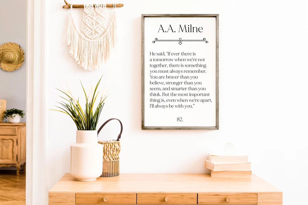 You Are Stronger Than You Think Sign Quote - Braver Than You Believe - Book Page Sign - Kids Room... | Etsy (US)