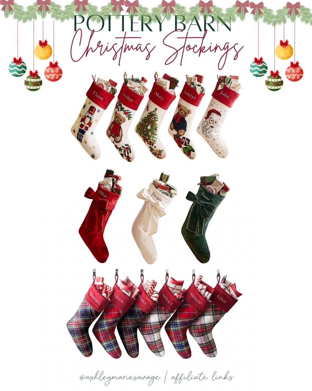 Pottery Barn Christmas Stockings!!! 🎅🏼🎅🏼🎅🏼 I’ve linked lots of options!!

#LTKSeasonal #LTKHome
